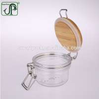 Factory wholesales bamboo lid jar skin care beauty cosmetic jars