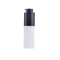 30ml round cosmetic airless acrylic lotion bottle packaging empty lotion serum acrylic bottle