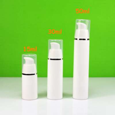 15ml 30ml 50ml airless pump plastic serum bottle