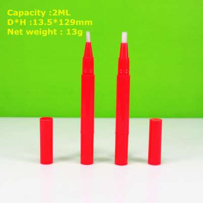 2ML twist up brush pen for teeth whitening packaging